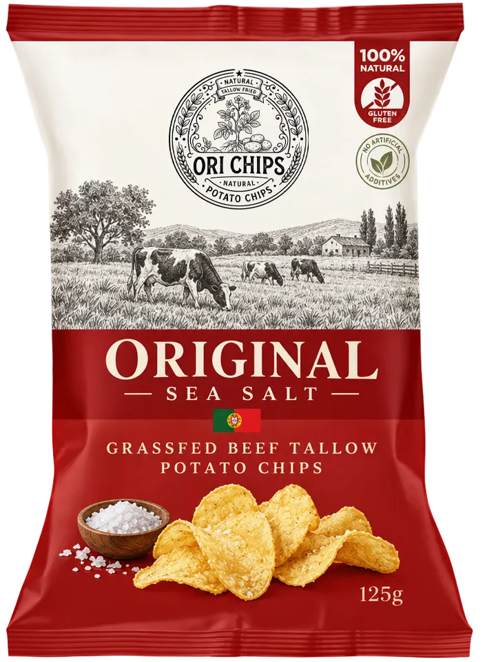 Ori Chips Original Sal Marinho, 125 g
